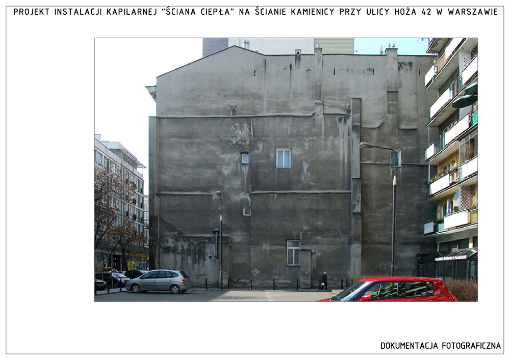 Izabela Żółcińska. The Wall of Warmth / The Capillary Phenomena The Wall of Warmth. Image 10